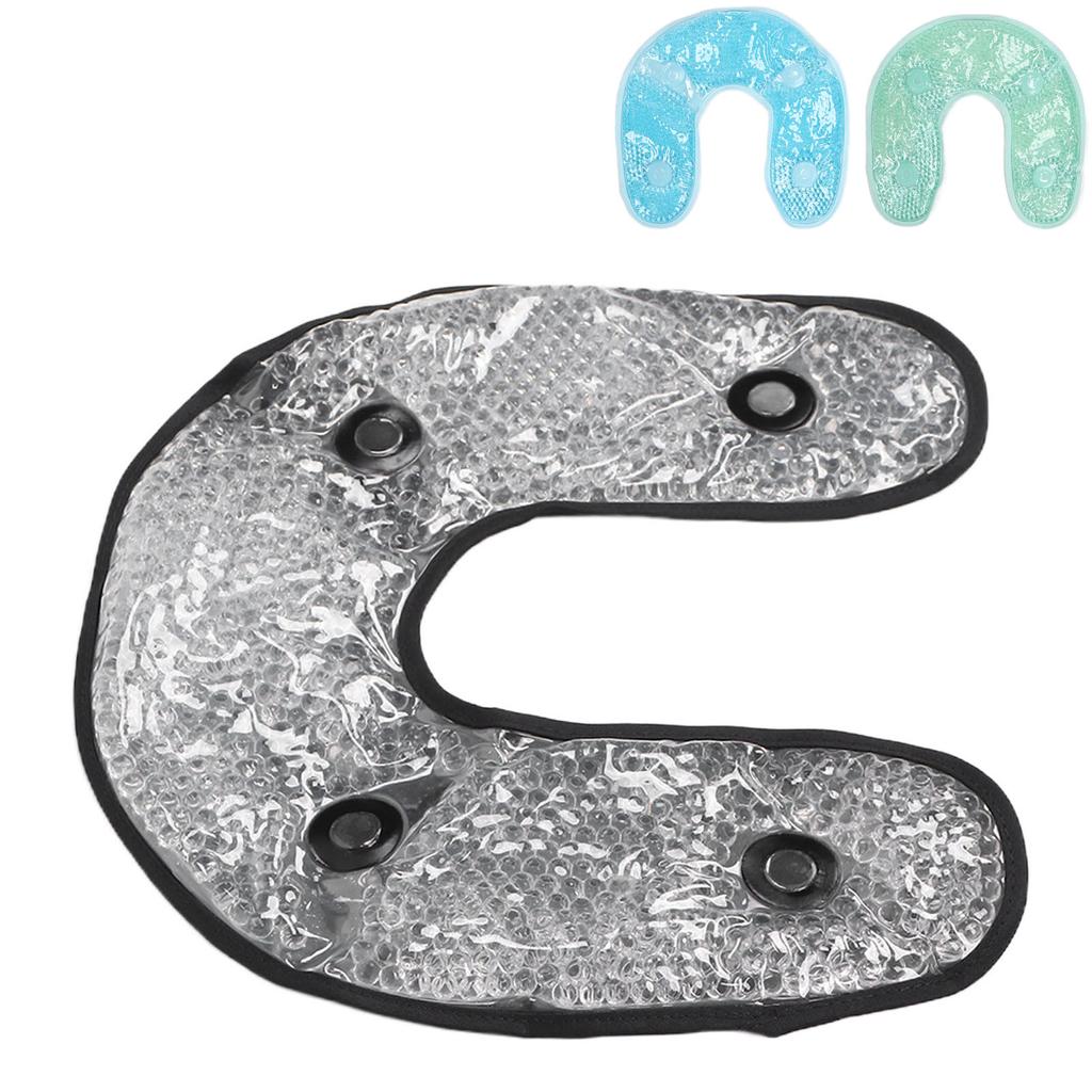 U-образные гелевые шарики, охлаждающая терапия, обертывание для шеи, травма шеи, многоразовый облегченный холодный компресс