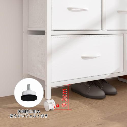 LunarLight Clothes Rack, 100cm Wide, 30cm Deep, 151.2cm High, Pipe Hanger, Wardrobe Closet Drawer, Clothes Rack, Compact Clothes Storage, Multifunctio