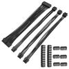 Mainboard Power Supply Extension Cable Kit 24Pin GPU 8Pin PCIE 6+2Pin CPU 8Pin 18AWG Power Cord Comb Holder