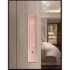 New sliding door lock, sliding door, wooden door, bathroom, bedroom, double-sided spring embedded folding door hook clasps