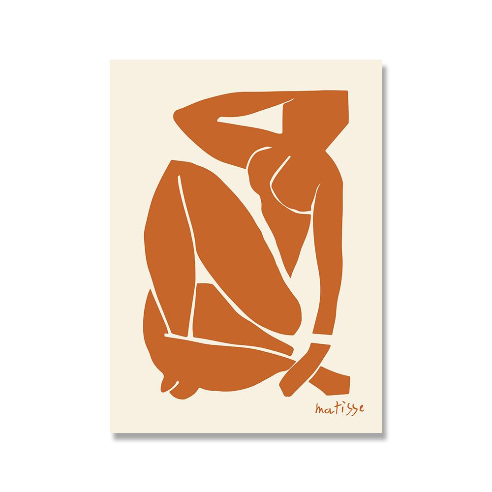 Henri Matisse Pink Blue Nude Posters Vintage Wall Art Canvas Painting Abstract Sexy Body Print Pictures For Living Room Decor