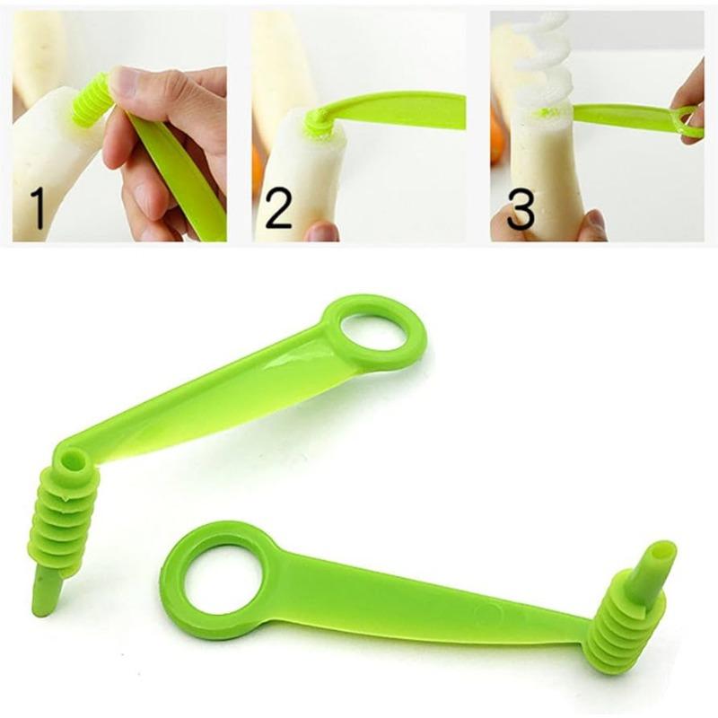 Ручная спиральная овощерезка – пластиковая овощерезка для картофеля, моркови, огурцов и многого другого | Кухонные гаджеты и аксессуары