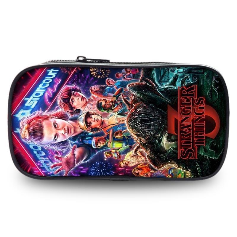 Вместительный пенал Stranger Things из ткани Оксфорд для студентов, универсальный дизайн