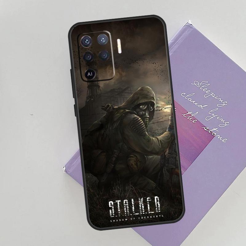 Чехол для телефона Stalker Clear Sky для Oppo A74 A53 A54 A94 A15 A16 A17 A52 A72 A76 A96 A57S A58 A78 A98 Задняя крышка