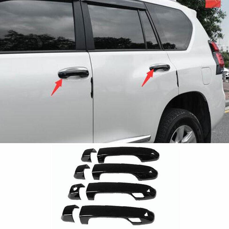 Для Lexus GX460 2010-2022 Глянцевая Черная Накладка на Ручку Двери Smart Side 8 шт.