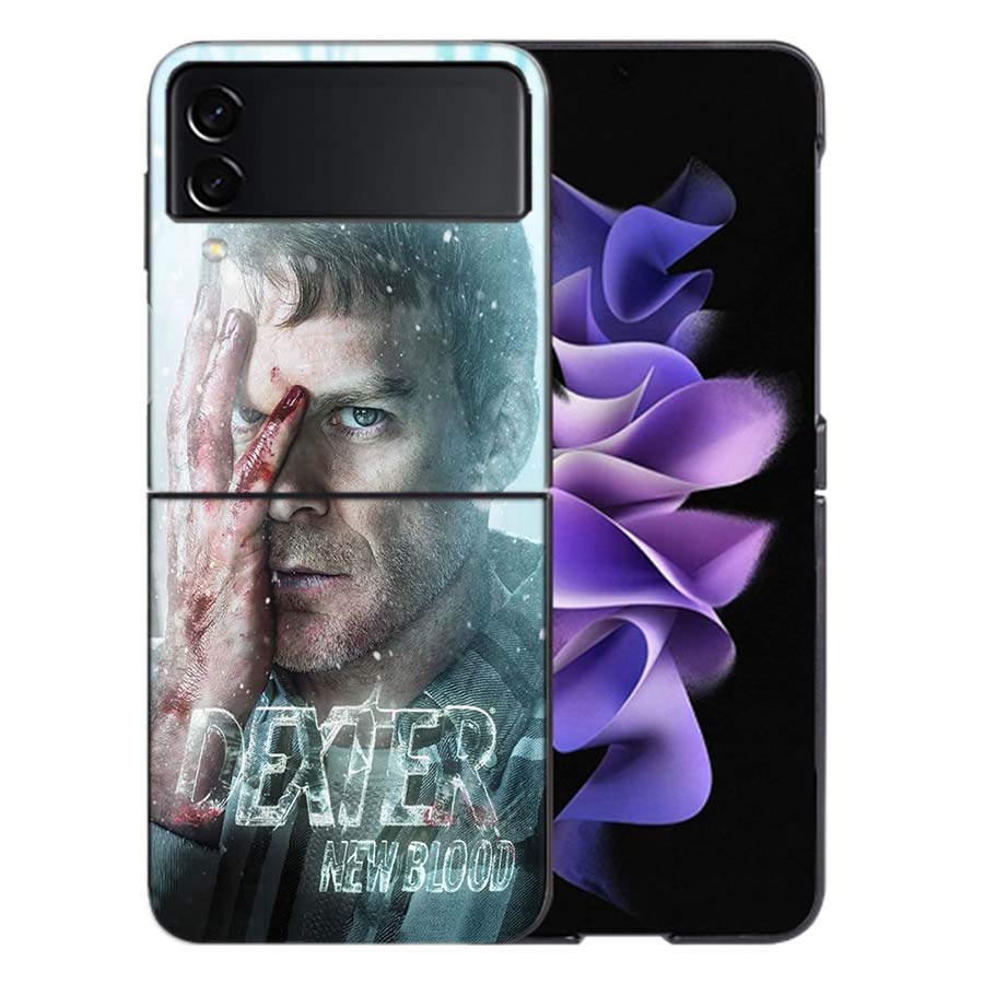 Чехол для телефона Декстер Морган из сериала Для Samsung Z Flip 6 7 5G Galaxy Z Flip 5 4 3 5G Чехлы Ударопрочный Жесткий Чехол ТПУ