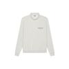 Fear of God Essentials SS21 Пуловер с воротником под горло Флисовый свитшот Топы унисекс Светло-вереск-овсянка FOG-SS21-596