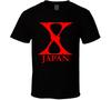X Japan Рок-музыка Абсолютно новая Классическая Черная Унисекс Футболка