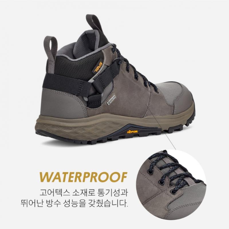 Teva Мужские ботинки для хайкинга Gore Tex Vibram средней высоты Grandview Gtx Stvm2316804 Nch