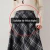 HSTYLE Ретро клетчатая юбка А-силуэта