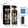 Car Wheel And Tire Cleaner Tire Shine Cleaning Agent Kit Long-Lasting Powerful Tire Retreader For SUVs Trucks Mini Cars RVs
