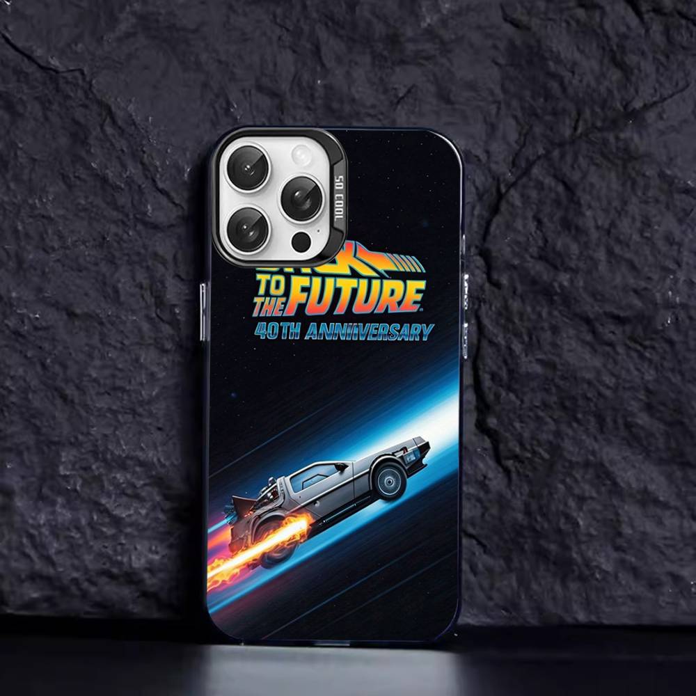 Чехлы для телефона Назад в будущее Для IPhone 17 16 15 14 13 12 11 Plus Pro Max Pro Цветной Матовый Чехол
