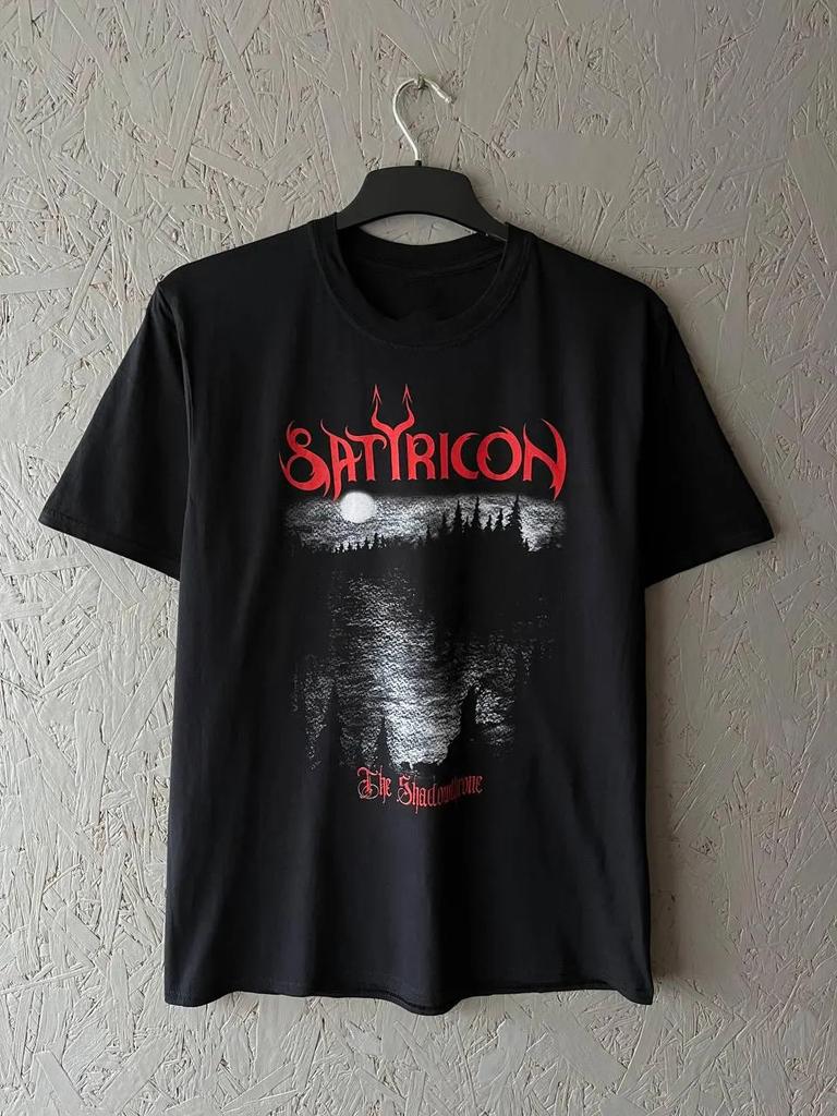 NEW Satyricon Band Album Heavy Cotton Black T Shirt JU1023