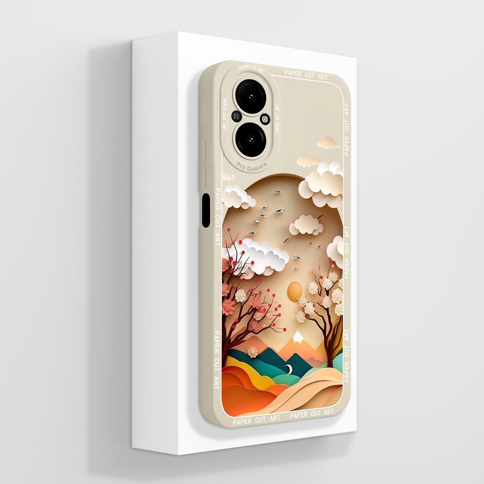 Чехол для Oppo Realme C67 C65 C63 C61 C25 C25S C25Y C30 C30S C31 C33 C35 C55 C51 C53 Ленивый кот Мягкий жидкий силиконовый защитный чехол для Oppo Capa