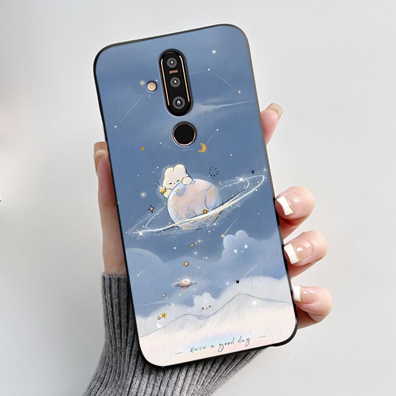 Милый Чехол Для Nokia 8.1 plus/NOKIA X71/Nokia 8/Nokia 8 Sirocco Печатный Корпус Защитная Крышка Мягкий Силикон Мультяшные Чехлы для Телефона