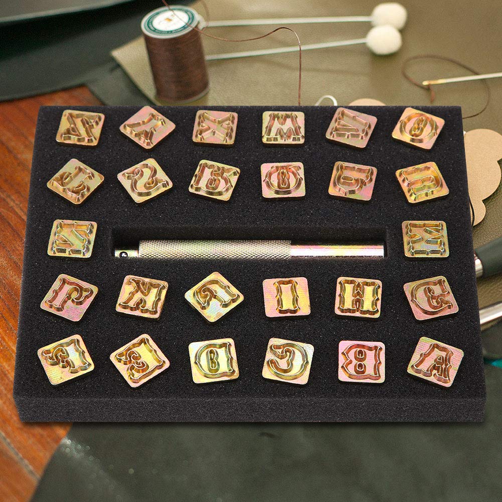 13 мм Металлический штамп Штамповка Набор для штамповки для кожаных изделий Пуансон, Алфавит, Пуансон,