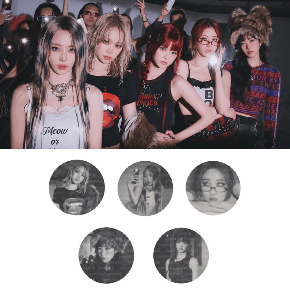 LE SSERAFIM 4th Mini Album CRAZY Photo Coaster Set