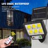 Multifunctional Solar Lamp Outdoor Garden Decoration Solar LED Light Waterproof Sunlight Powered Spotlight with Motion Sensor