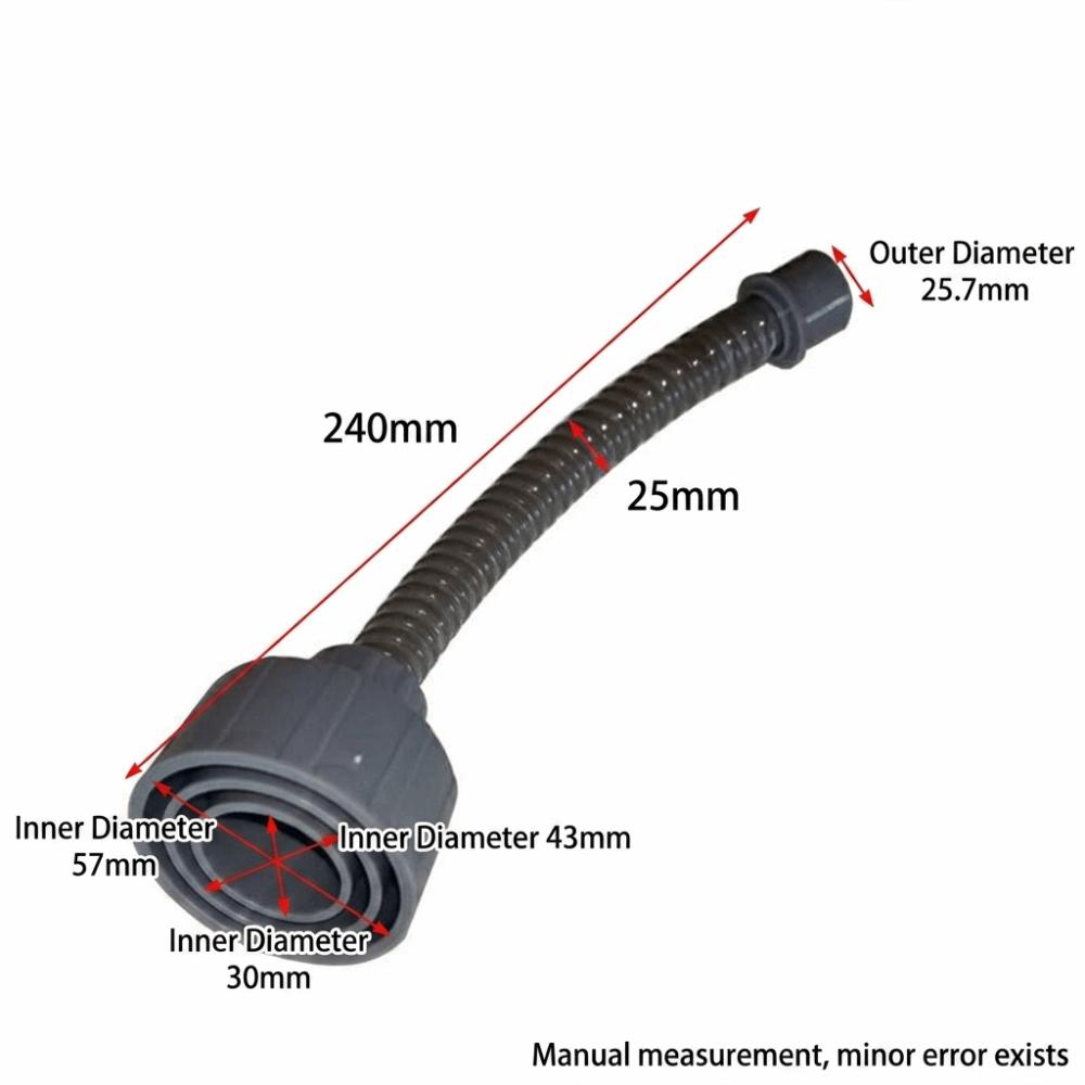 Wear Resistant Drain Line Cleaner Tool Universal Attachment HVAC Unclogging Adapter  Home Office