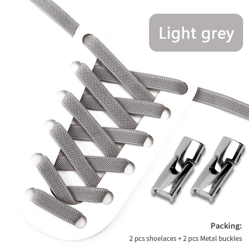 NO.8 4Pcs Cross Lock Shoelaces Without Ties 8MM Width Elastic Laces Sneakers Kids Adult No Tie Shoelace Rubber Bands Shoes Accessorie