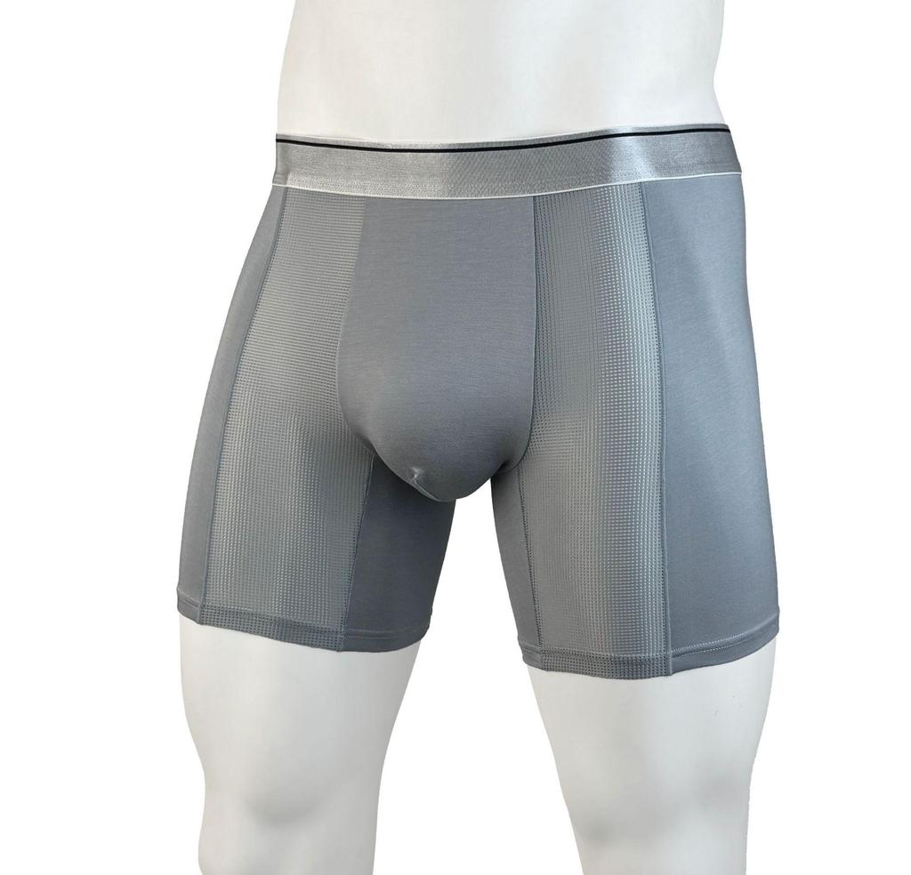 Дышащие мужские трусы-боксеры для предотвращения влажности яичек - сетчатая спортивная вискоза, свободная посадка