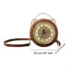 Clock Purse and Handbag Fashion Womens Shoulder Bag