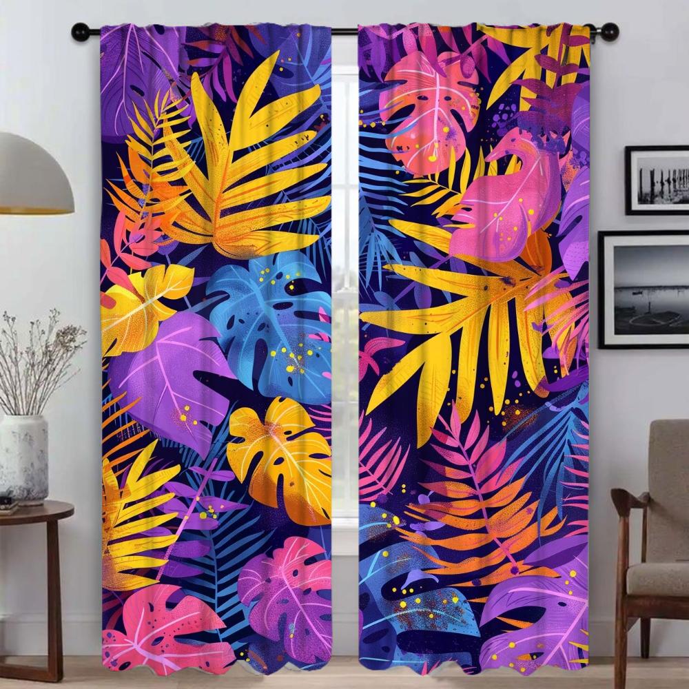 Листовые затемняющие шторы для камеры, оконные шторы для комнаты, 2-х панельные шторы, перегородки, шторы для домашнего интерьера, украшения на Хэллоуин