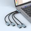 USB-удлинитель 2/3 порта с быстрой передачей данных 480 Мбит/с и зарядкой 1,5 А для ПК, ноутбука, принтера, мыши