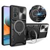 Для Redmi Note10 Pro Чехол Slide Camera Lens Protect Armor Ring Holder Чехол для телефона для Xiaomi Redmi Note 10 Pro Max 10S Задняя крышка