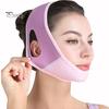 Women Chin Strap with Adjustable Fastener Tape Soft Breathable Double Chin Reducer Beauty Face Sculpting Bandage