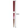 Aoba Chopsticks Wine Red Dishwasher Safe Style Symphony 245360 23.0cm