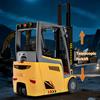 RC Forklift Toy 2.4Ghz Remote Control Forklift Miniature Forklift with Movable Front Fork RC Construction Vehicle Desk Toys for Kids Boys
