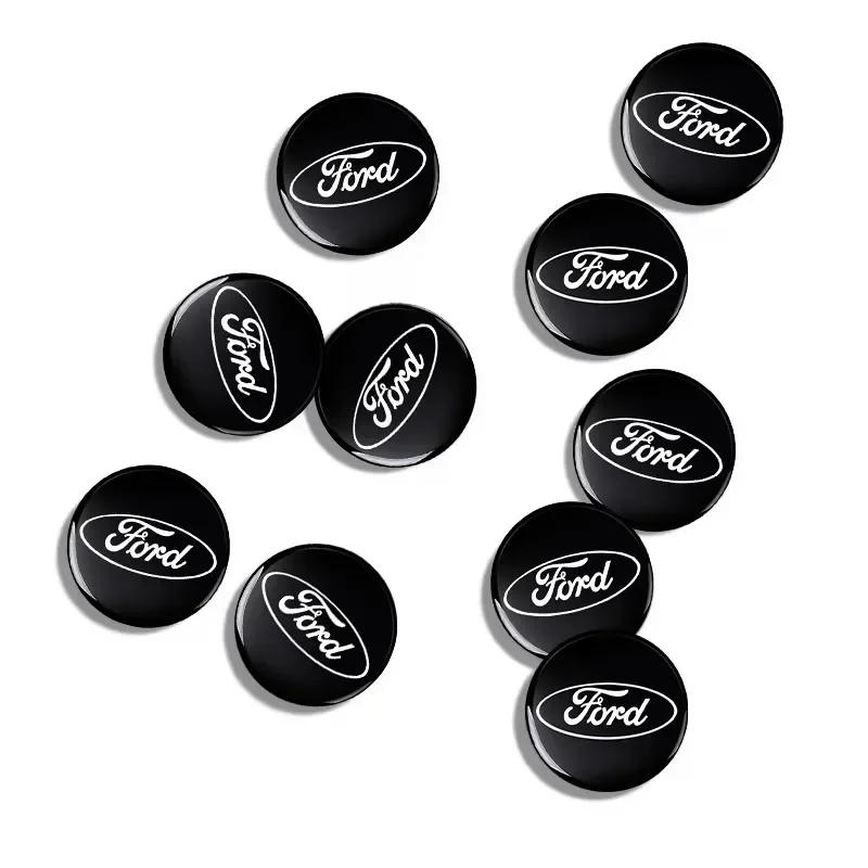 New 2026 Car Sticker 2/5/10pcs Car Key Shell Remote Case Cover Aluminum Emblem Symbol Sticker For Ford Focus Mk2 Party Mk3 Range