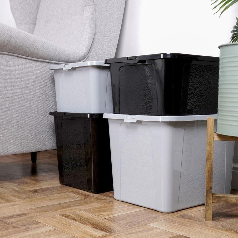 Plastic Storage Container Large Toy Box 30L Lid