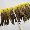10Yard/lot 25-30CM Chicken Feathers Trim Cloth Sideband Rooster Tail Feather Trims Clothing Wedding Decoration