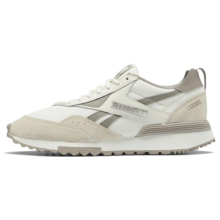 Reebok LX2200 Спортивная американская ретро обувь с низким верхом для повседневной носки Унисекс кроссовки Бело-серый GW3804