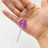 3D Food Lollipop Keychain Jelly-colored Candy Key Rings Lovely Simulation Lollipop  Jewelry Gifts