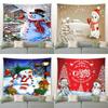 Home Decoration Christmas Tapestry Snowman Christmas Tree Tapestry Christmas Decoration Tapestry