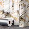 Водонепроницаемая Маслостойкая Наклейка на Стену с Мраморным Узором Под Плитку Самоклеящаяся Толстая Декор Стены для Фона Телевизора Обои для Гостиной