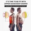 Мужской тренажер для талии Рубашка для сауны Пот Жилет Фитнес Формирователь тела для похудения Тренировочные майки Корректирующее белье Толстовка для упражнений в тренажерном зале Термобелье Костюм для сауны