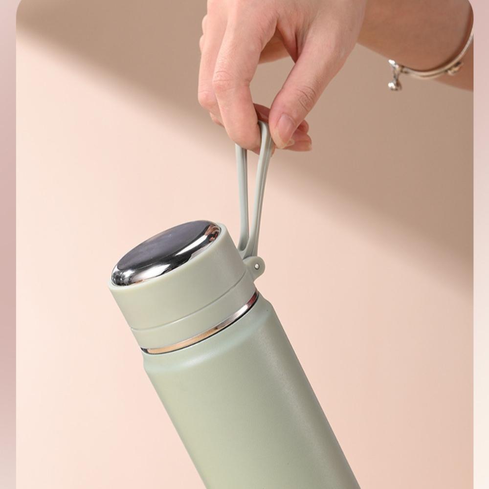 Термобутылка для воды из нержавеющей стали 600 мл в стиле Инс, герметичная, для путешествий, для чая, с термоизоляцией, зимний семейный подарок на день рождения