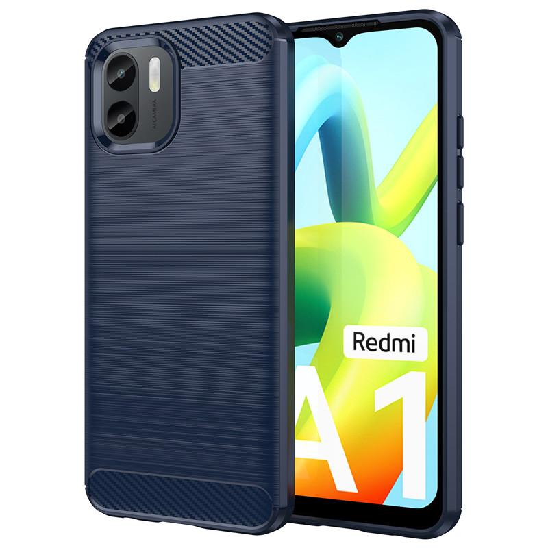Для Xiaomi Redmi A1 Чехол для Redmi A1 A2 Чехол 6,52 дюйма из углеродного волокна Противоударный силиконовый бампер для Xiaomi Redmi A2 A1 4G