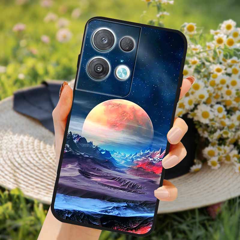Чехлы для OPPO Reno 8 Pro 5G Модные Мягкие Силиконовые TPU Ударопрочные Задние Крышки Для OPPO Reno8 Pro + Плюс Чехол для Телефона Защитный Couqe