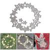 Circle Star Frame Cutting Dies Metal Die Cuts Embossing Molds Star Cuts Stencils for Scrapbooking Album Card Decoration