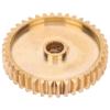 Spur Gear Brass 40 Tooth for Servo 25 Tooth Spline 0.8 Mod Industrial Robot Part 4305?0025?0040
