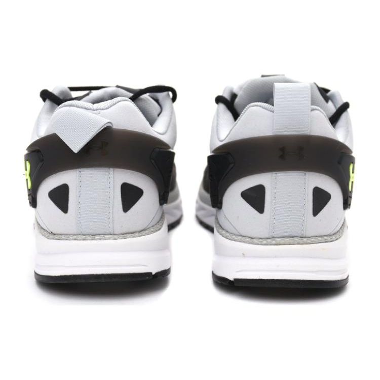 Under Armour HOVR Flux Movement Черные желтые мужские кроссовки Halo-Grey 3025354-002