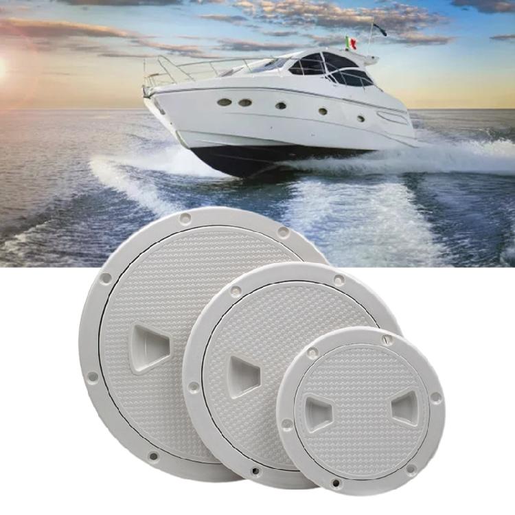 Круглая люковая крышка 4" 6" 8" Палубная пластина Нескользящая Выкручивающаяся Палубная инспекционная пластина