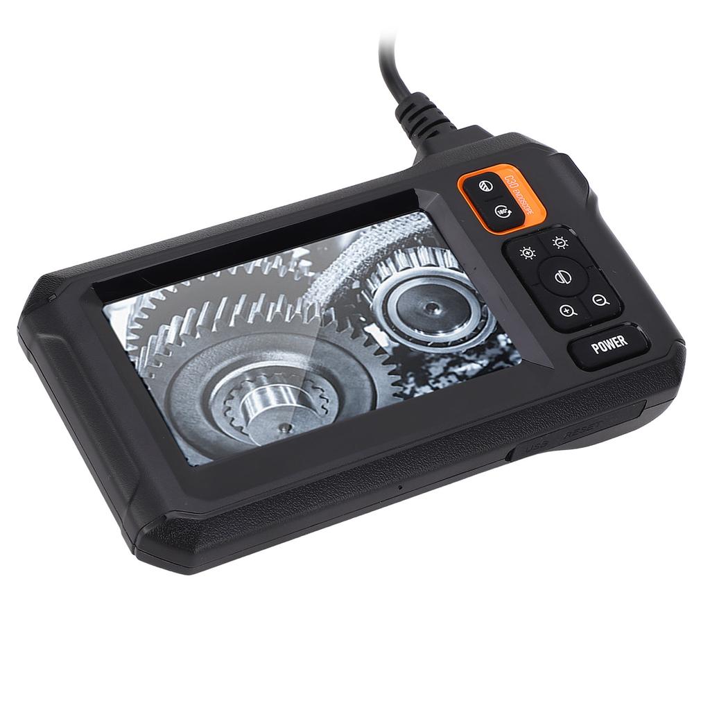 Эндоскопическая камера с подсветкой, 4,3-дюймовый IPS-экран, угол обзора 170 градусов, водонепроницаемый HD-бороскоп IP67