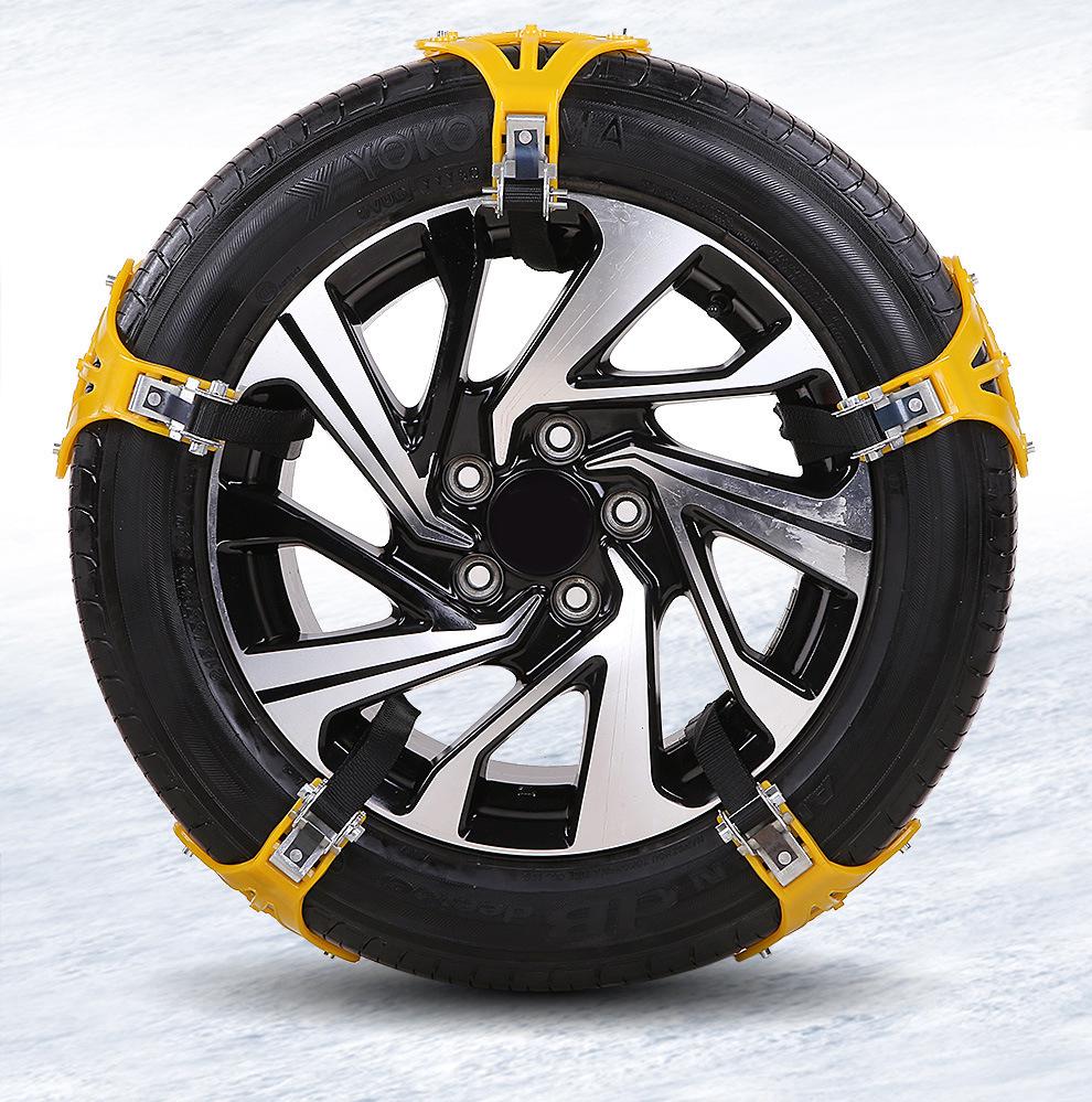 2024 Universal Rotary Anti-Skid Snow Tire Chains - Thickened Design for Emergencies