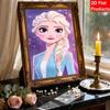 Disney DIY Жемчужная Живопись Замороженная Эльза Синее Жемчужное Платье Домашнее Украшение Стен Жемчужно-Драгоценная Живопись Картины Поделки Домашнее Украшение
